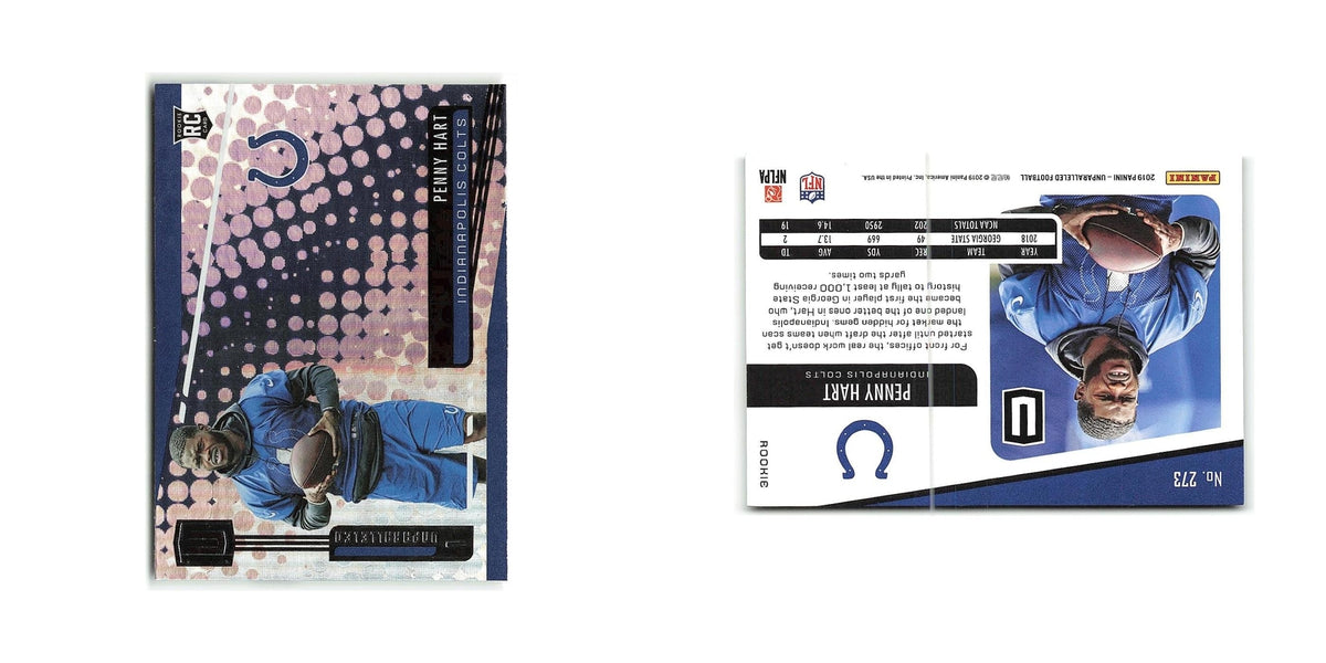 Penny Hart Rookie 2019 Panini Unparalleled #273 Indianapolis Colts NM