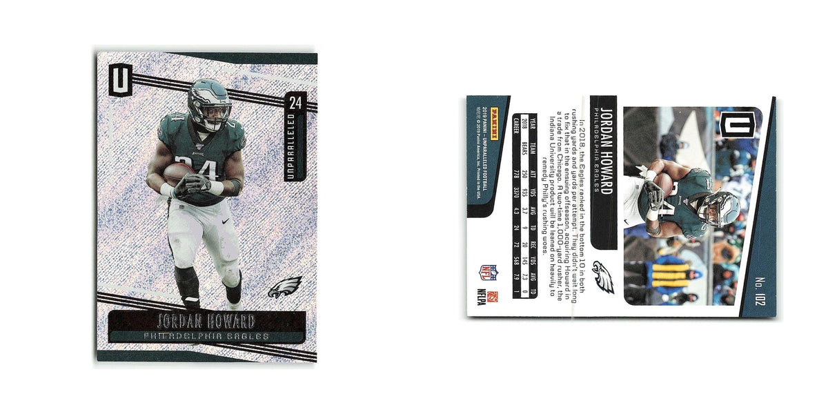 Jordan Howard 2019 Panini Unparalleled #102 Philadelphia Eagles Football Card NM