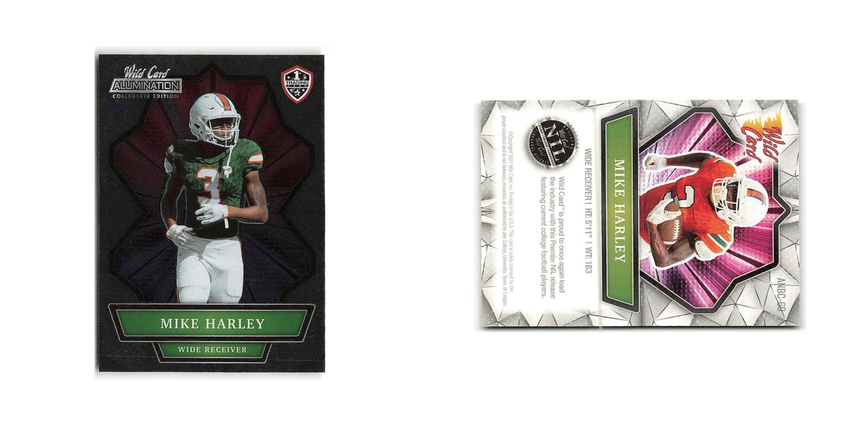 Mike Harley 2021 Wild Card Alumination #ANBC 60 Football Card NM