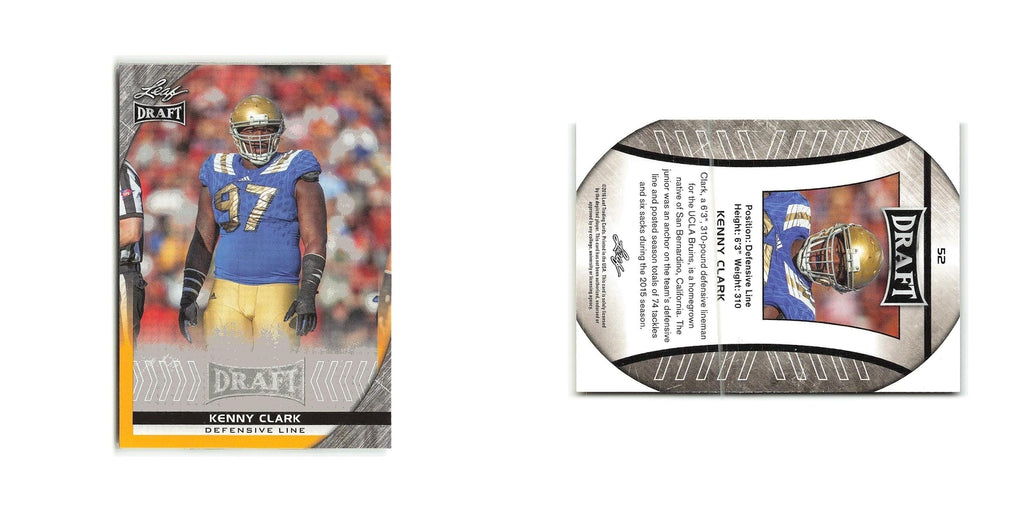 Kenny Clark 2016 Leaf Draft Gold #52 UCLA Bruins Football Card NM