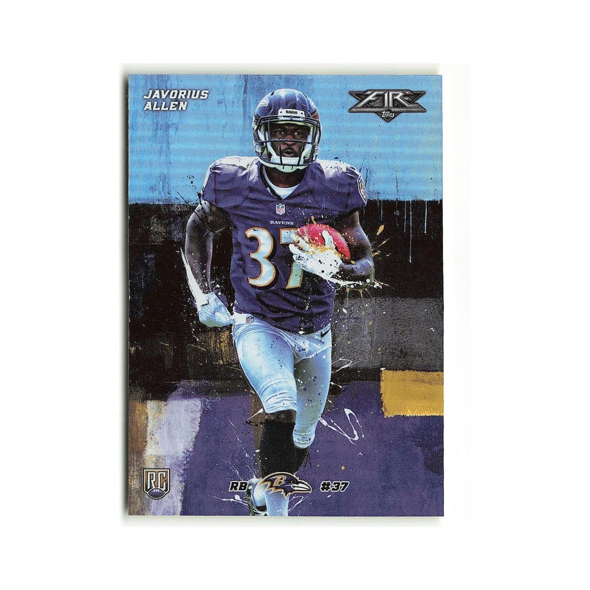 Javorius Allen Rookie 2015 Topps Fire Rookies #31 Baltimore Ravens NM