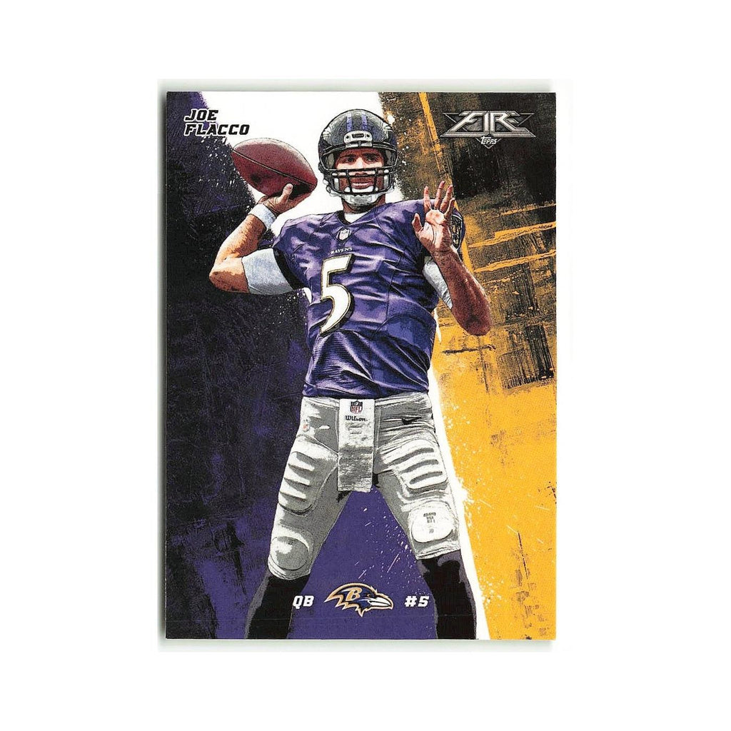 Joe Flacco 2015 Topps Fire #35 Baltimore Ravens Football Card NM