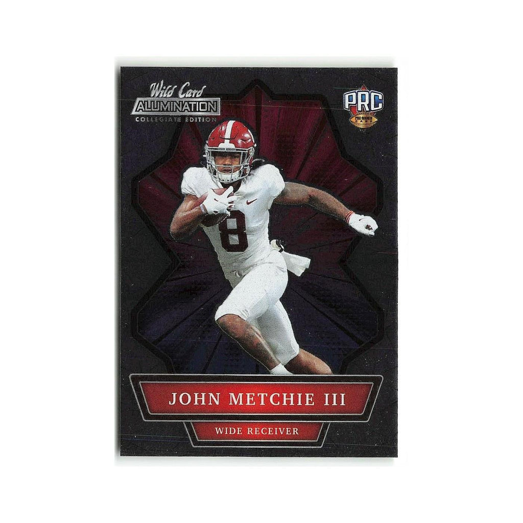 John Metchie III 2021 Wild Card Alumination #ANBC 48 Football Card NM