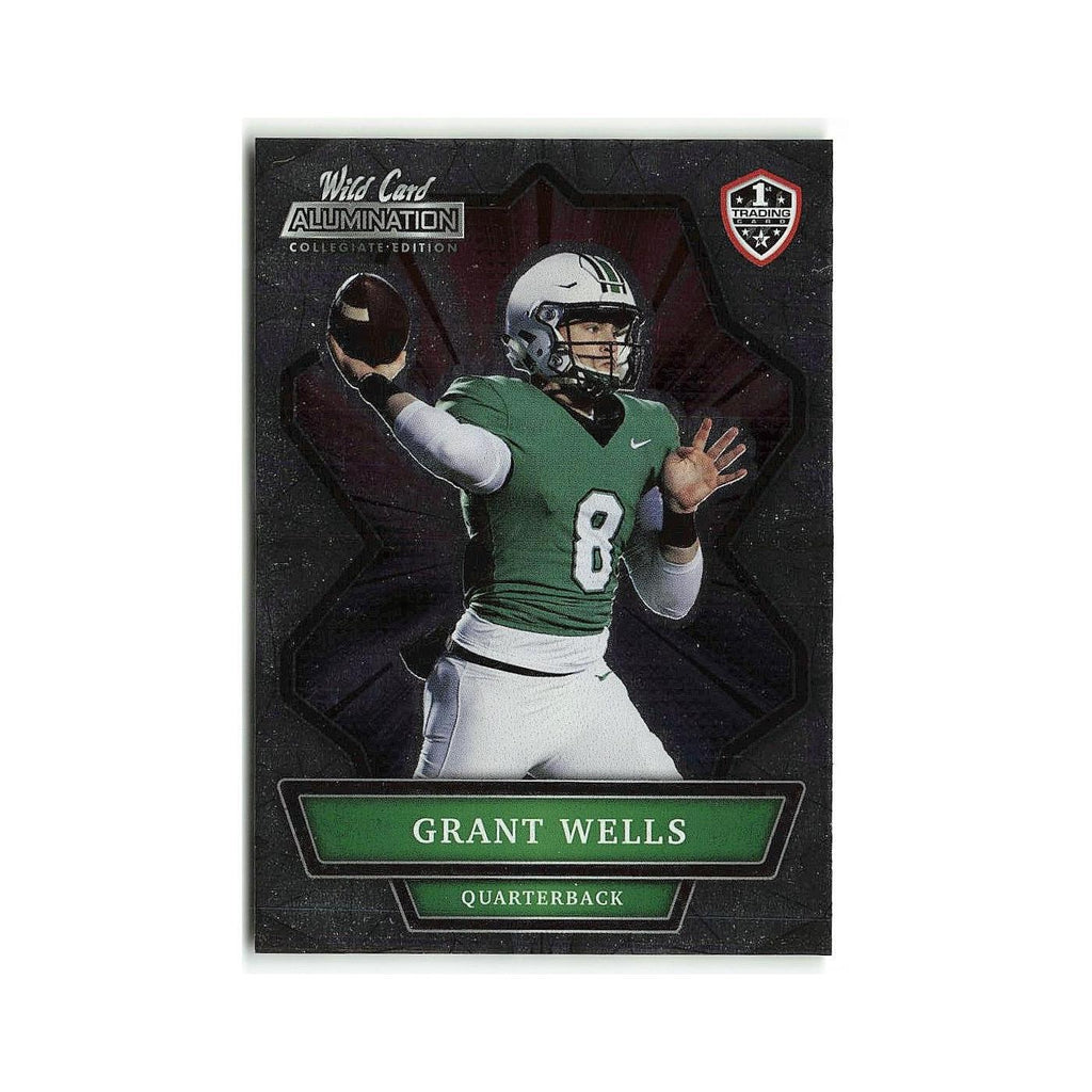 Grant Wells 2021 Wild Card Alumination #ANBC 29 Football Card NM