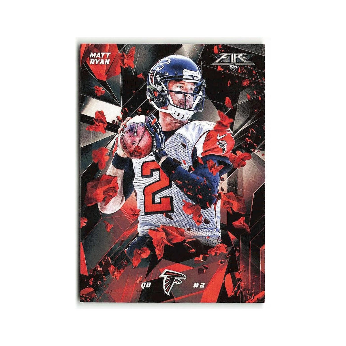 Matt Ryan 2015 Topps Fire #7 Atlanta Falcons Football Card NM