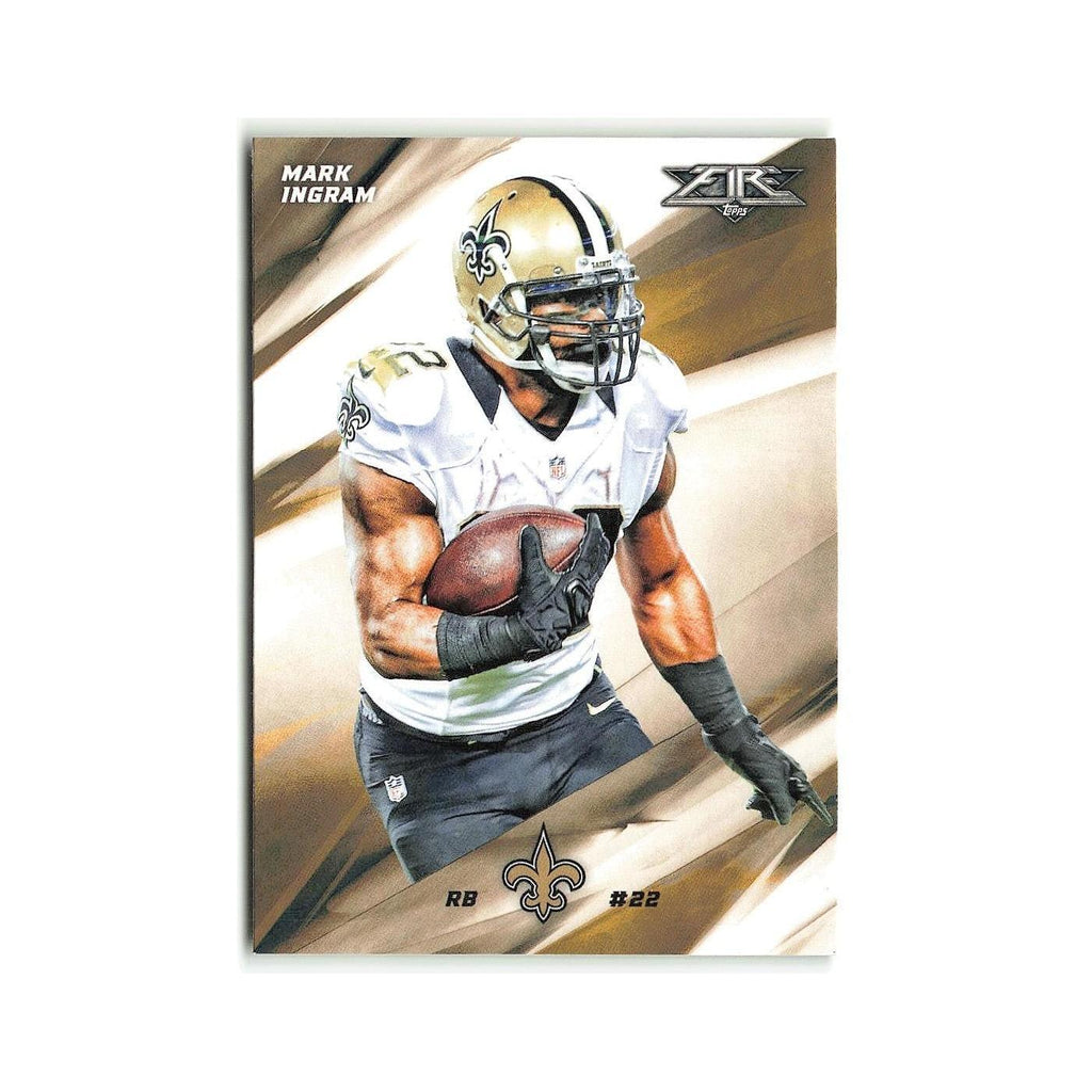 Mark Ingram 2015 Topps Fire #36 New Orleans Saints Football Card NM