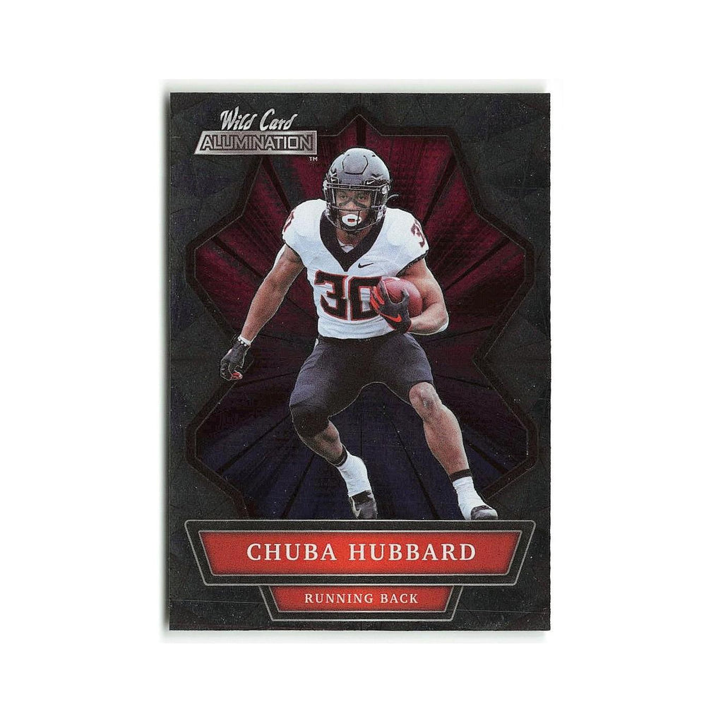 Chuba Hubbard 2021 Wild Card Alumination #ANBC 24 Football Card NM