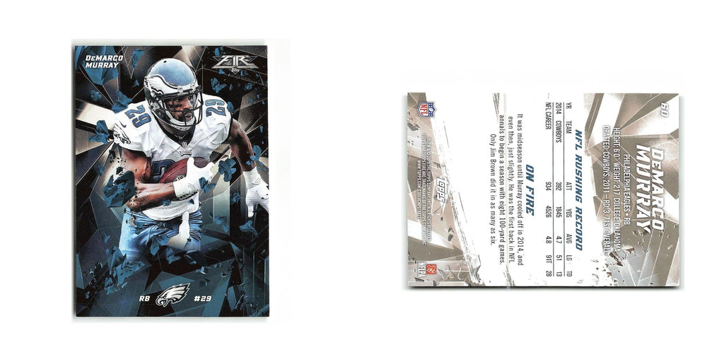DeMarco Murray 2015 Topps Fire #60 Philadelphia Eagles Football Card NM