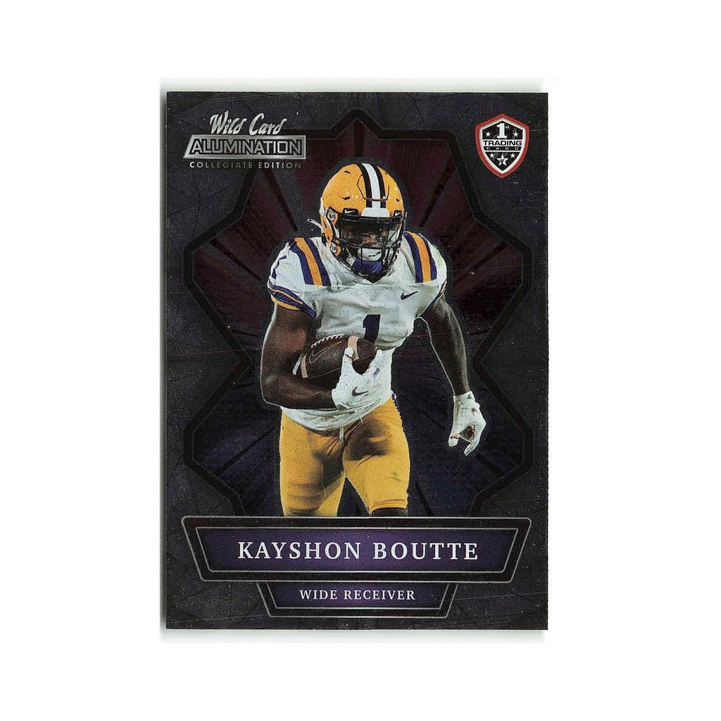 Kayson Bouttte 2021 Wild Card Alumination #ANBC 57 Football Card NM