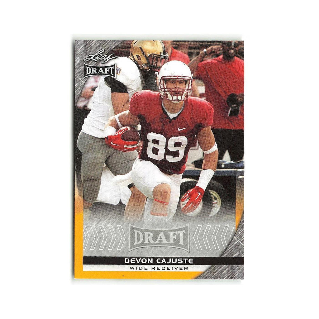 Devon Cajuste 2016 Leaf Draft Gold #28 Stanford Cardinal Football Card NM
