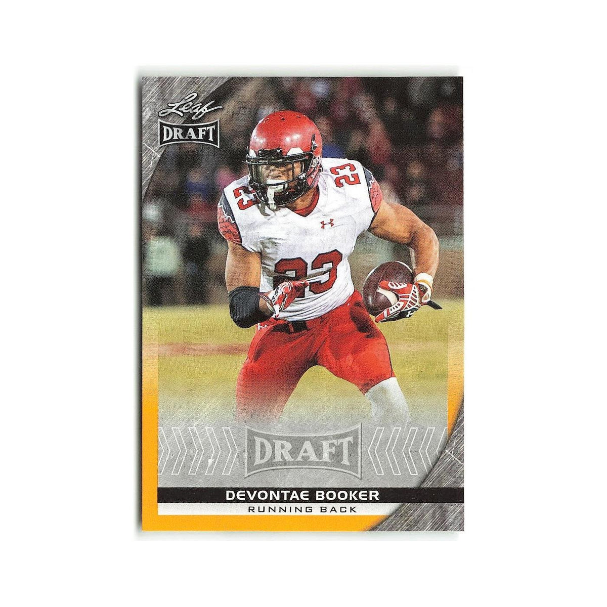 Devontae Booker 2016 Leaf Draft Gold #29 Utah Utes Football Card NM