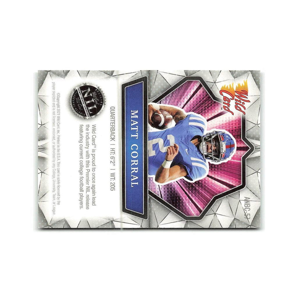 Kayson Bouttte  2021 Wild Card Alumination #ANBC 57 Football Card NM