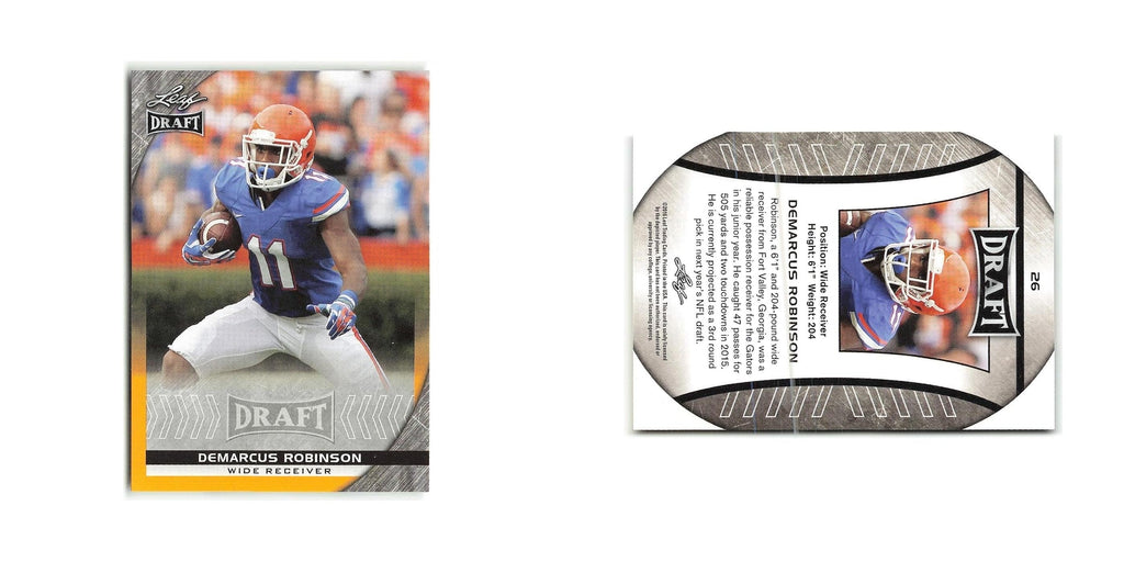 Demarcus Robinson 2016 Leaf Draft Gold #26 Florida Gators Football Card NM