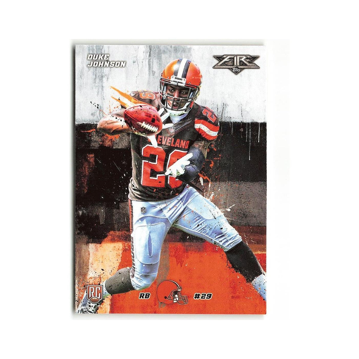 Duke Johnson Rookie 2015 Topps Fire Rookies #413 Cleveland Browns NM
