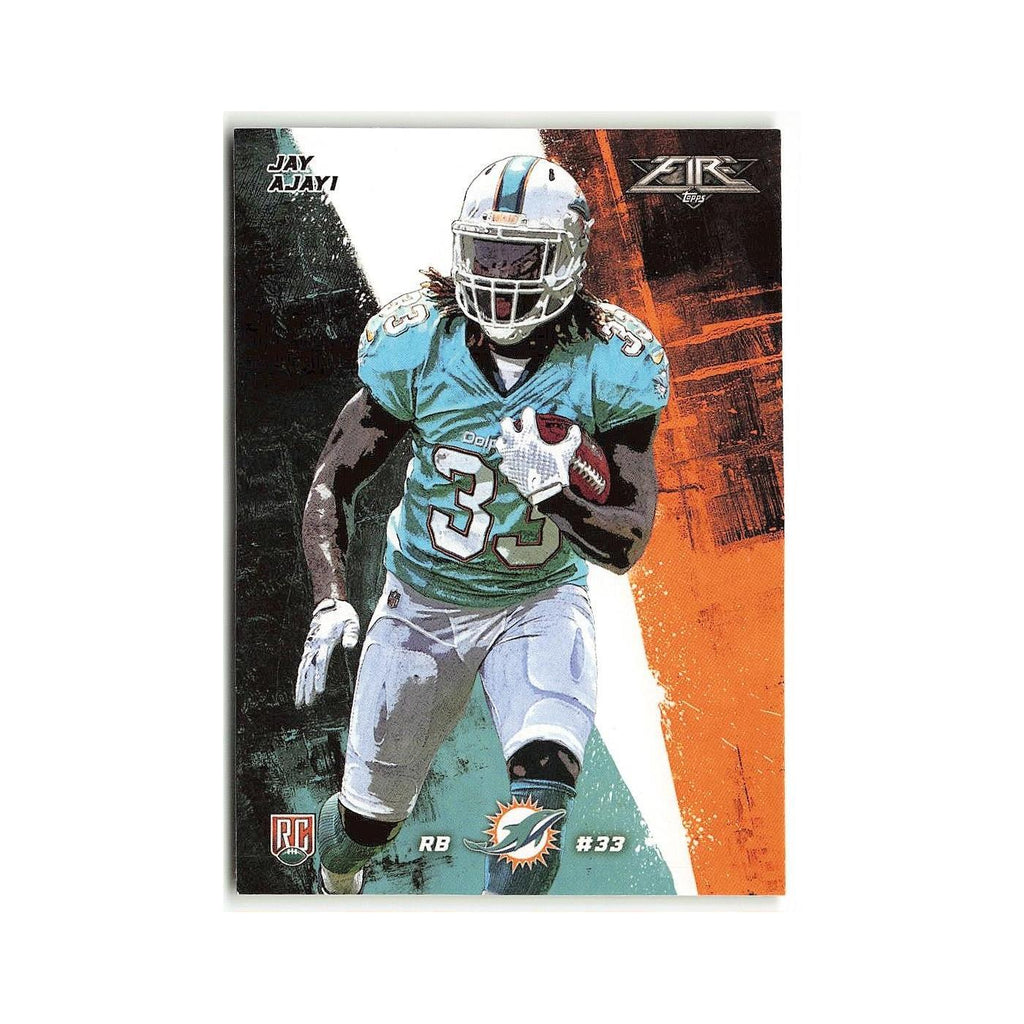 Jay Ajayi Rookie 2015 Topps Fire Rookies #50 Miami Dolphins Football Card NM