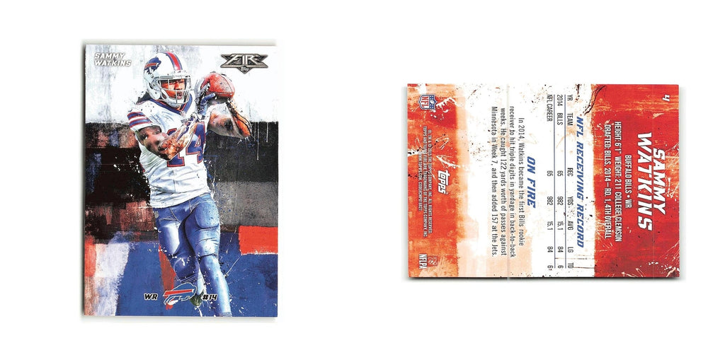 Sammy Watkins 2015 Topps Fire #4 Buffalo Bills Football Card NM
