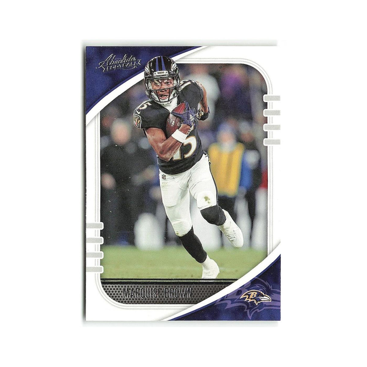Marquise Brown 2020 Panini Absolute #84 Baltimore Ravens Football Card NM