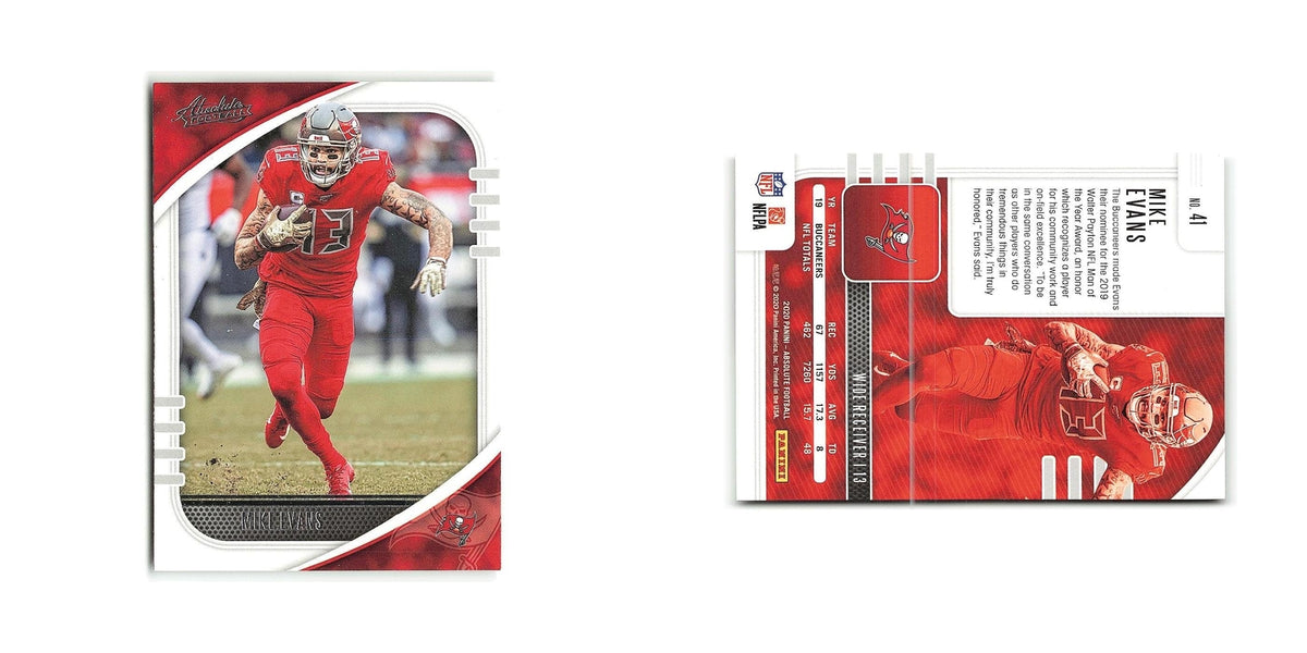 Mike Evans 2020 Panini Absolute #41 Tampa Bay Buccaneers Football Card NM