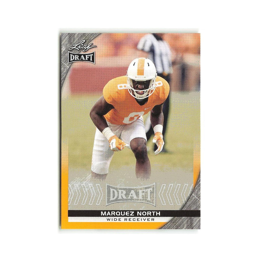 Marquez North 2016 Leaf Draft Gold #63 Tennessee Volunteers Football Card NM