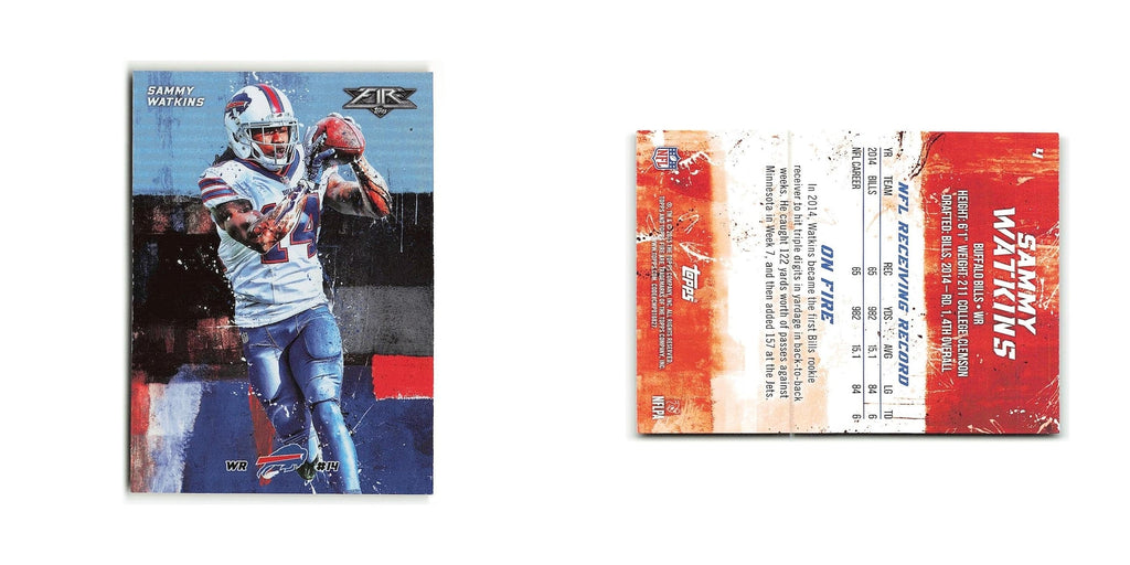 Sammy Watkins 2015 Topps Fire #4 Buffalo Bills Football Card NM