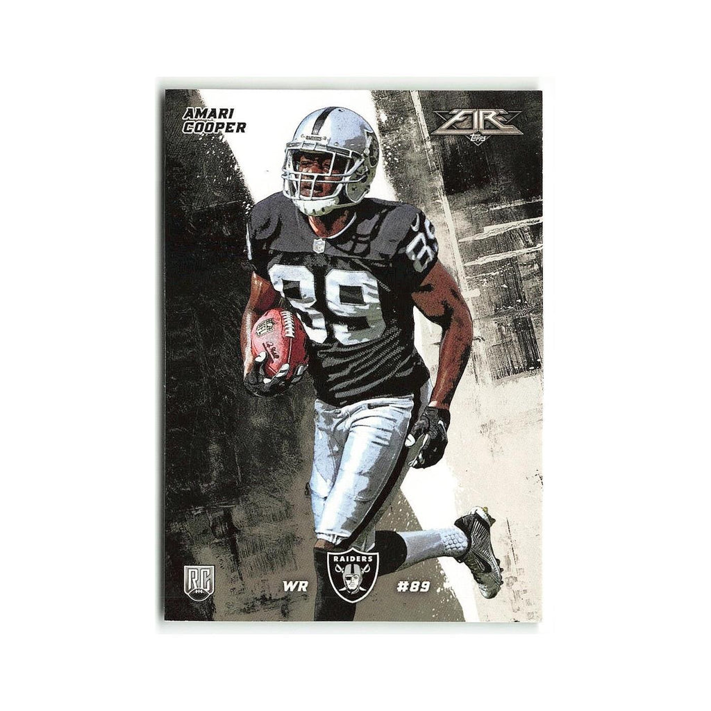 Amari Cooper Rookie 2015 Topps Fire #3 Oakland Raiders Football Card NM
