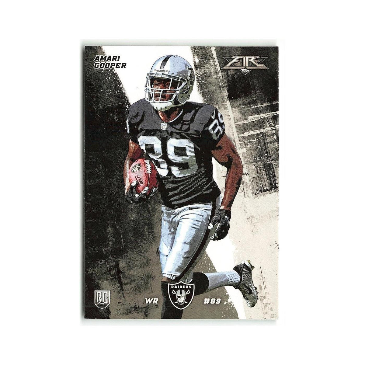 Amari Cooper Rookie 2015 Topps Fire #3 Oakland Raiders Football Card NM