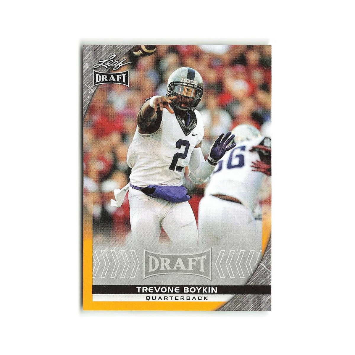 Trevone Boykin 2016 Leaf Draft Gold #85 TCU Horned Frogs Football Card NM