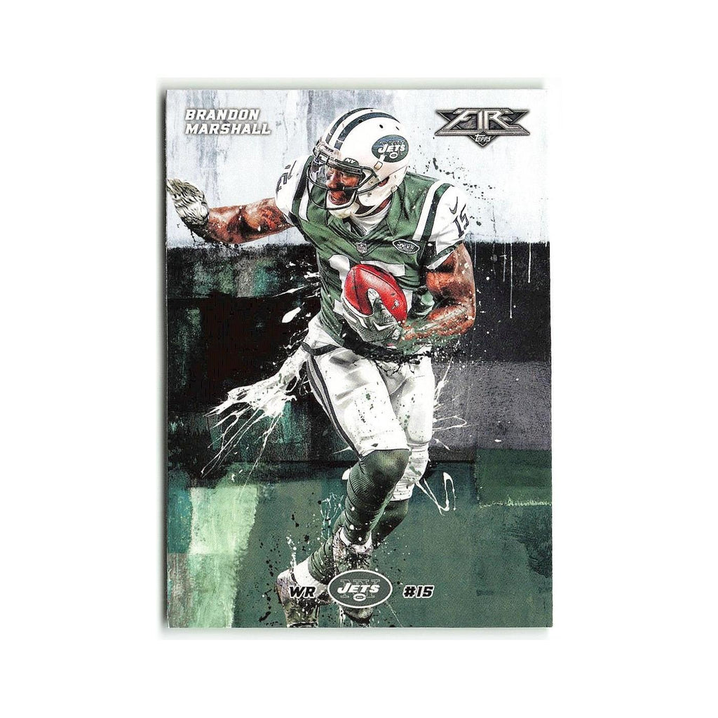 Brandon Marshall 2015 Topps Fire #41 New York Jets Football Card NM