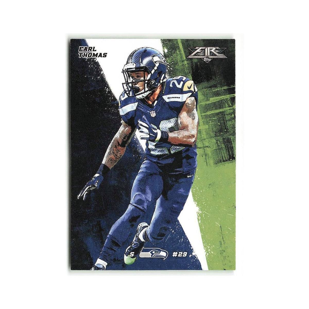 Earl Thomas 2015 Topps Fire #71 Seattle Seahawks Football Card NM