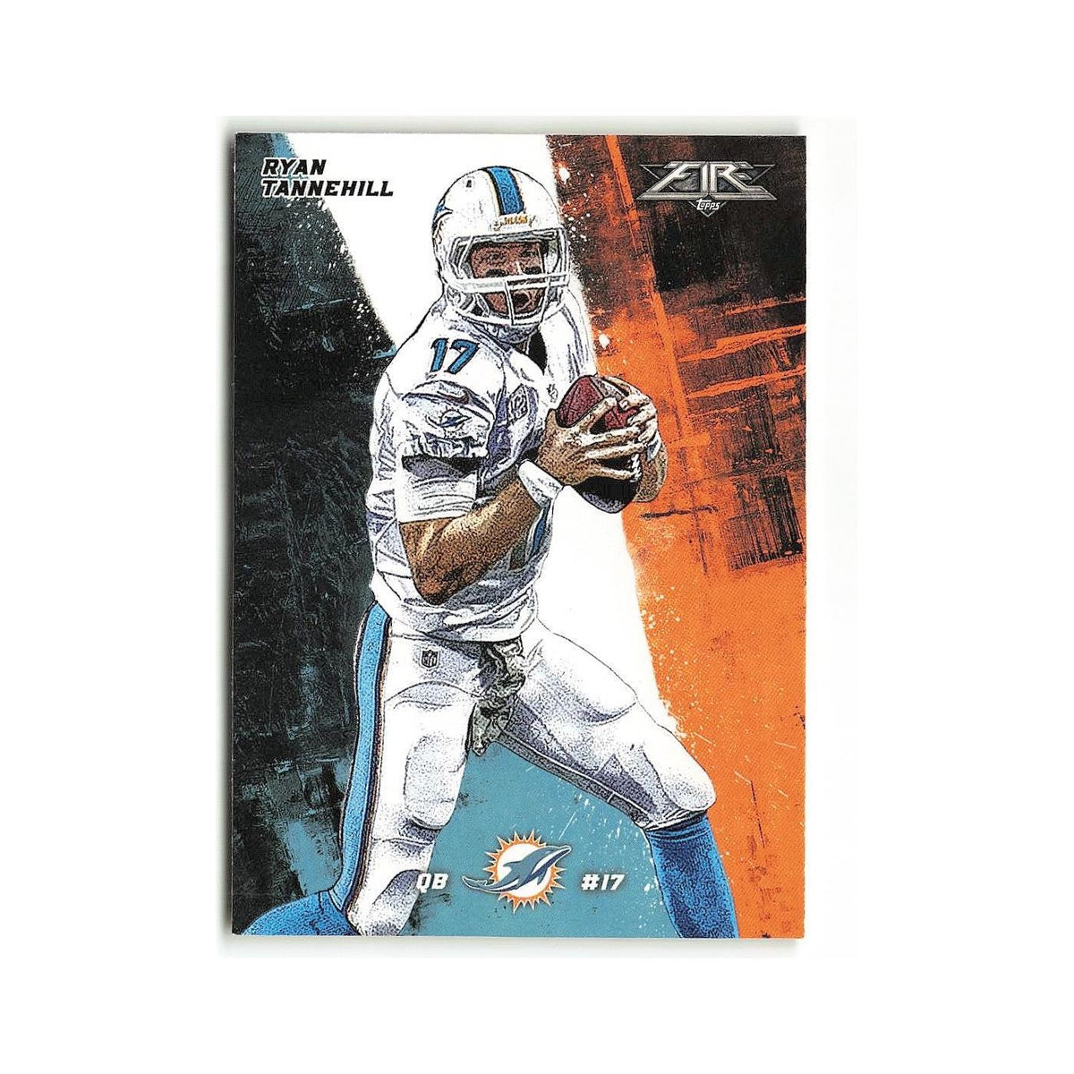 Ryan Tannehill 2015 Topps Fire #44 Miami Dolphins Football Card NM