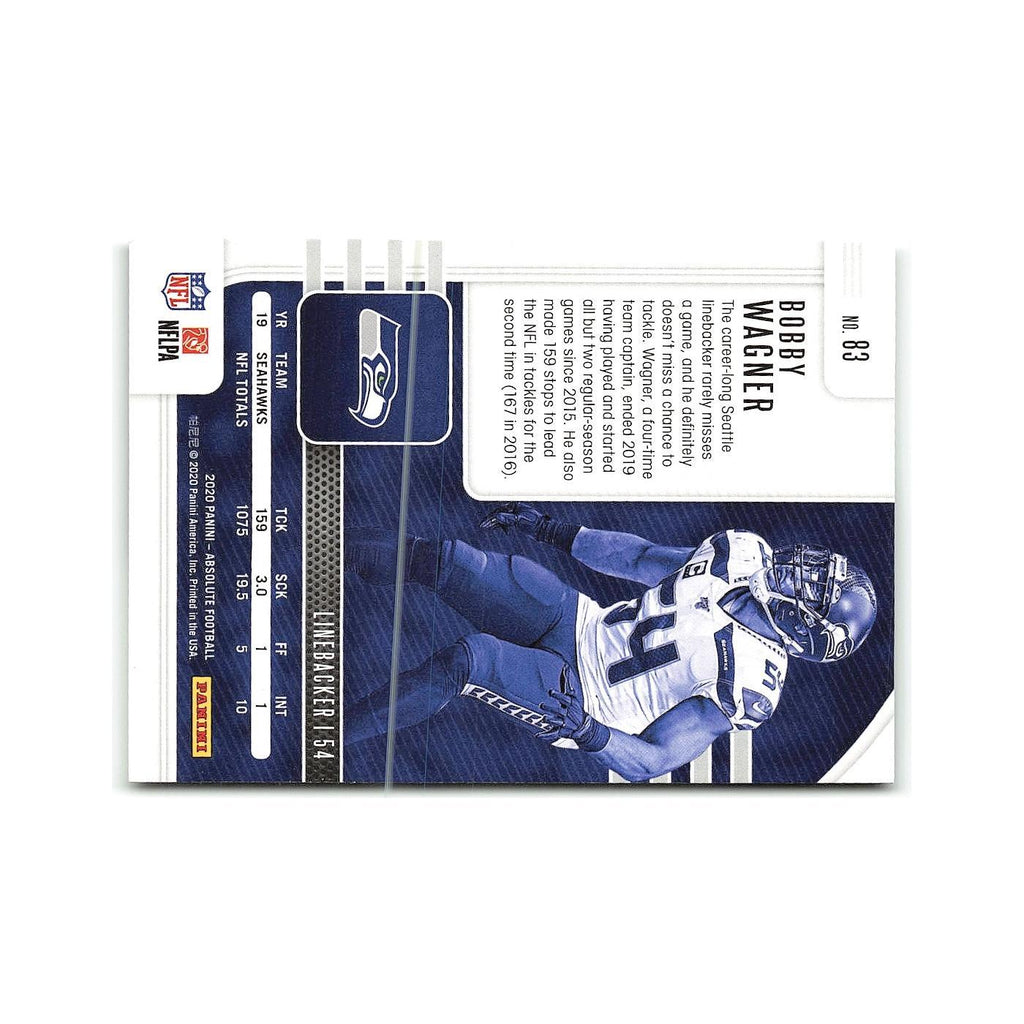 Bobby Wagner 2020 Panini Absolute #83 Seattle Seahawks Football Card NM