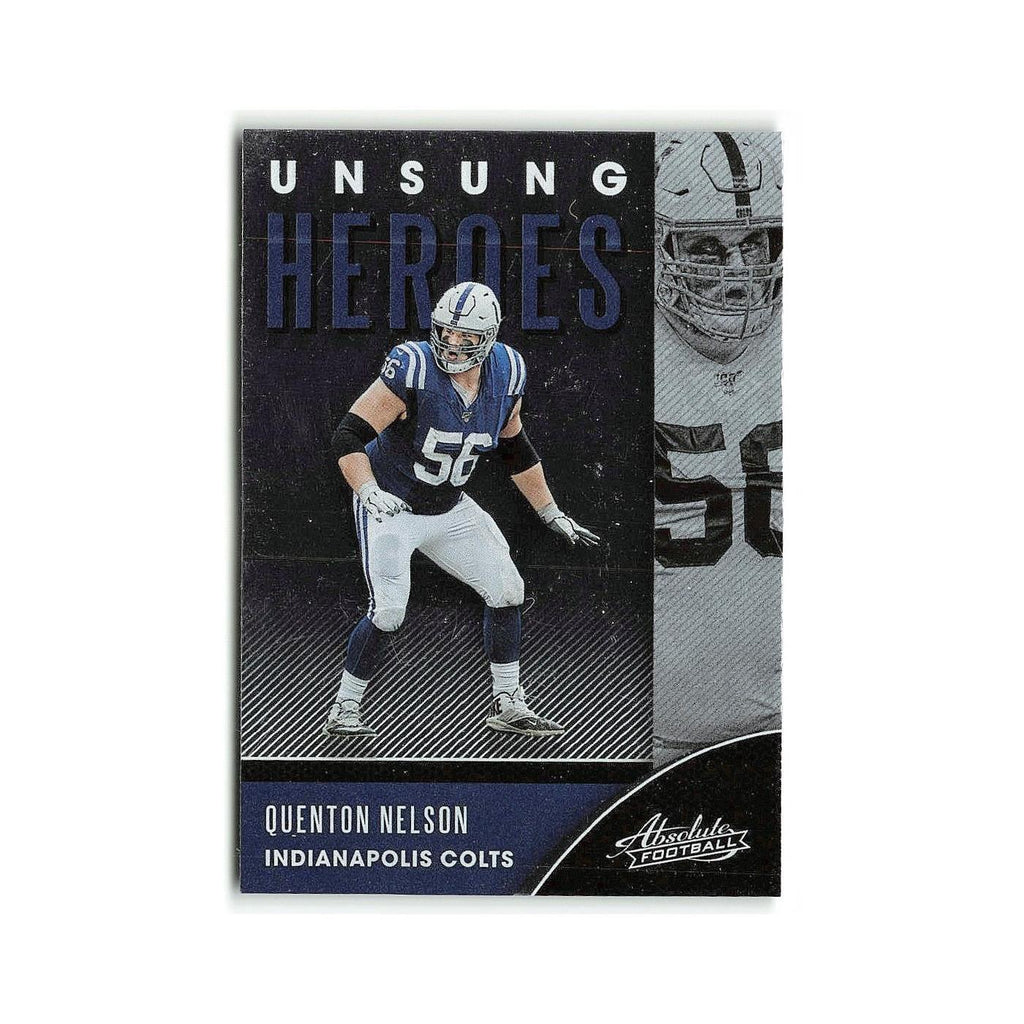 Quenton nelson 2020 Panini Absolute #UH-QN Chicago Bears Football Card NM