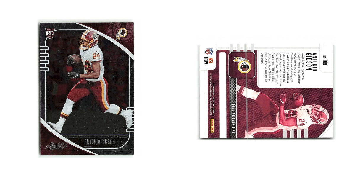 Antonio Gibson Rookie 2020 Panini Absolute #109 Washington Redskins NM