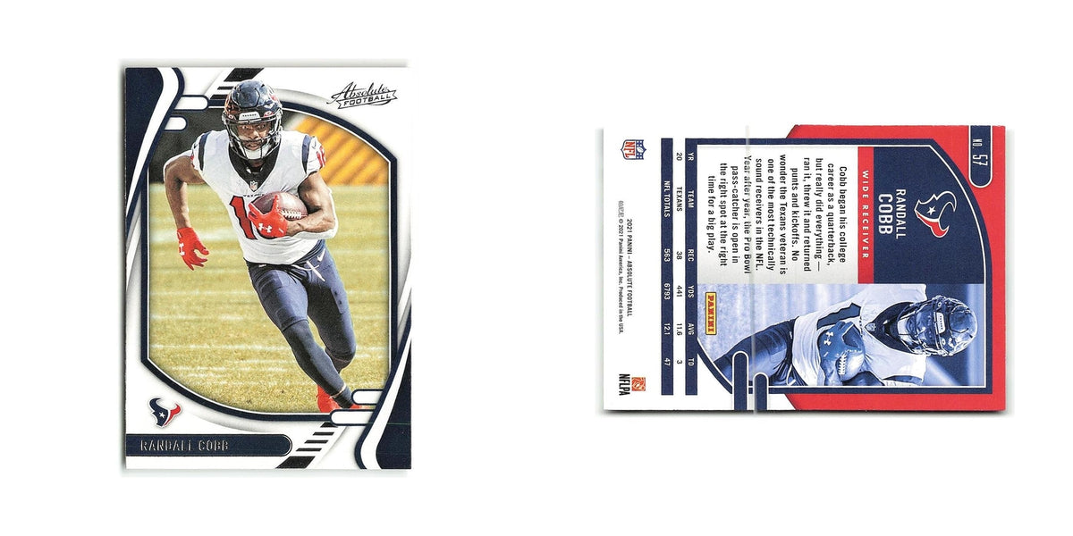 Randall Cobb 2021 Panini Absolute #57 Houston Texans Football Card NM
