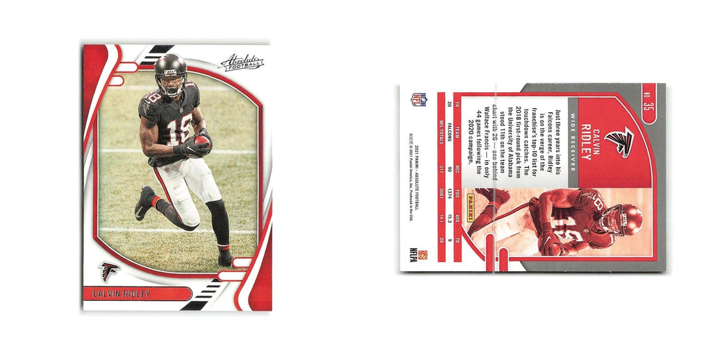 Calvin Ridley 2021 Panini Absolute #35 Atlanta Falcons Football Card NM