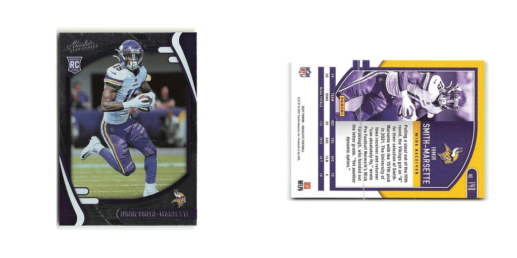 Ihmir Smith-Marsette Rookie 2021 Panini Absolute #140 Minnesota Vikings NM