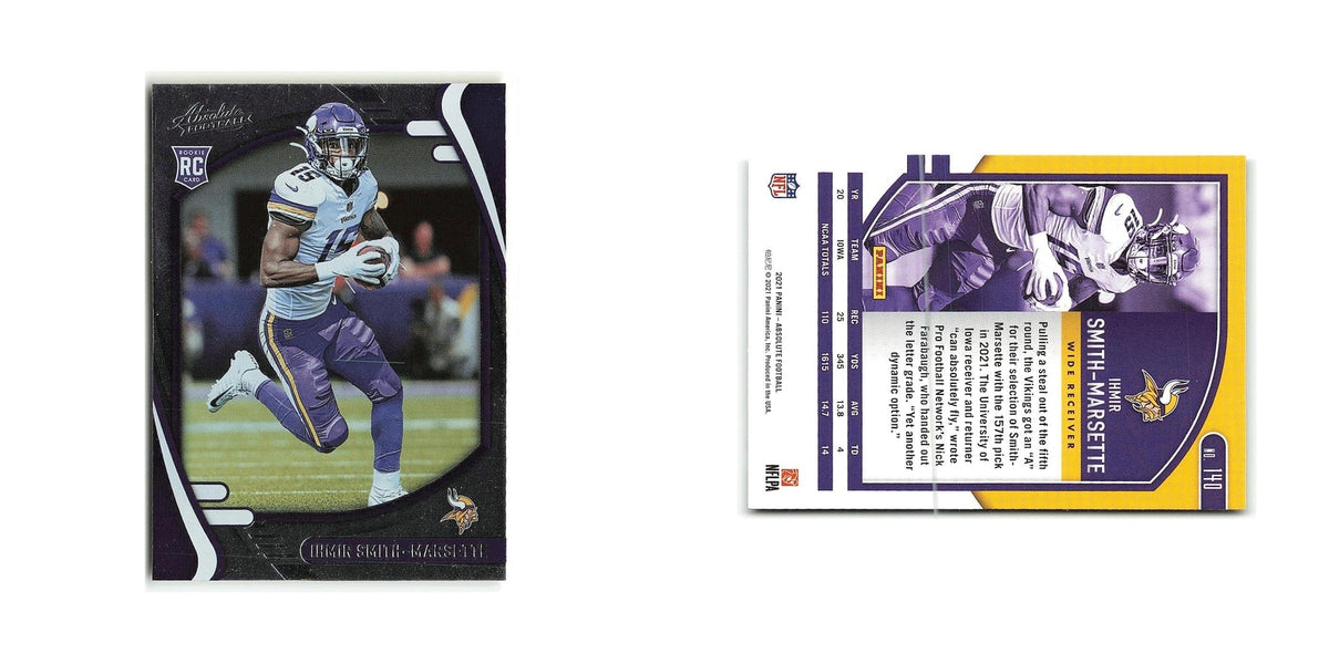 Ihmir Smith-Marsette Rookie 2021 Panini Absolute #140 Minnesota Vikings NM