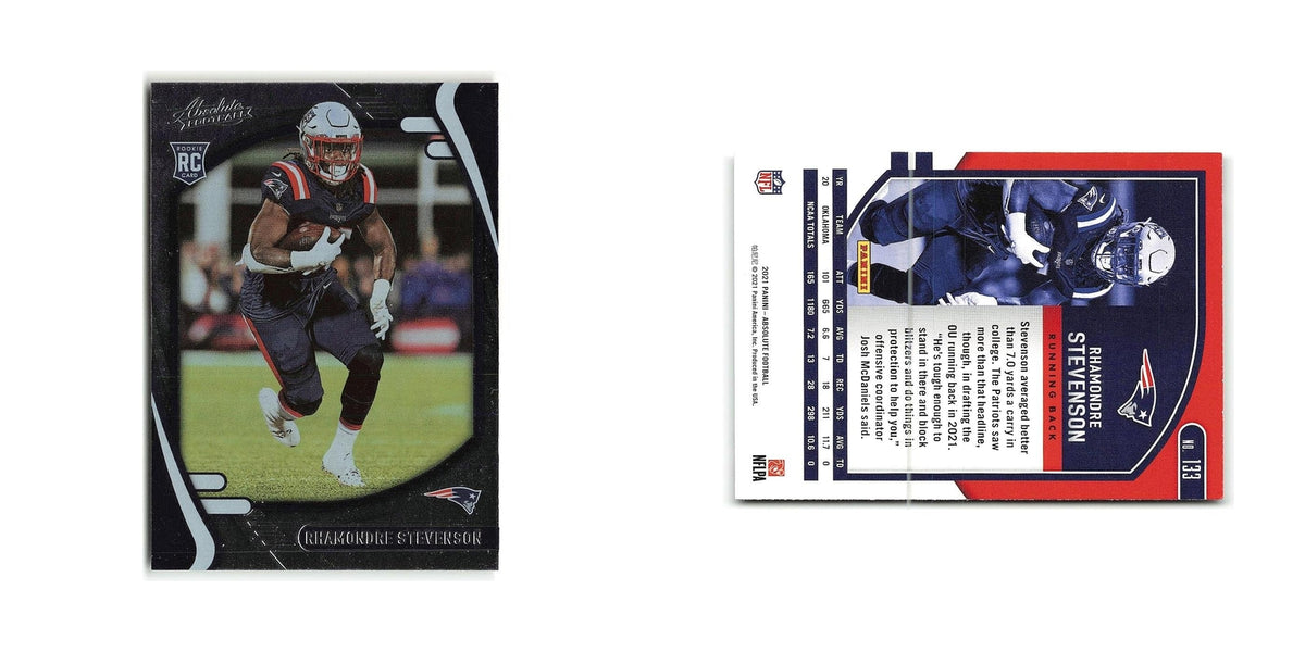 Rhamondre Stevenson Rookie 2021 Panini Absolute #133 New England Patriots NM