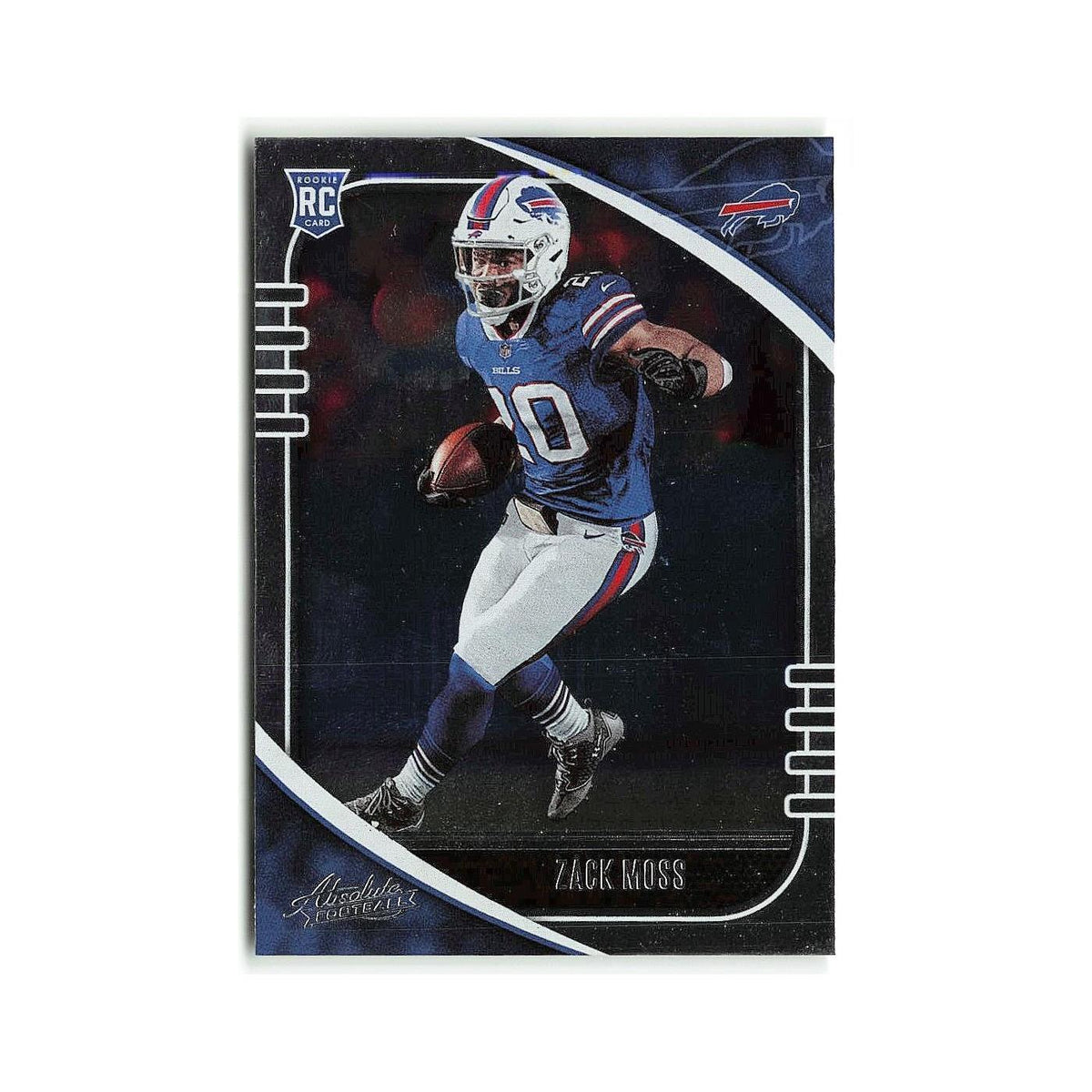 Zack Moss Rookie 2020 Panini Absolute #200 Buffalo Bills Football Card NM