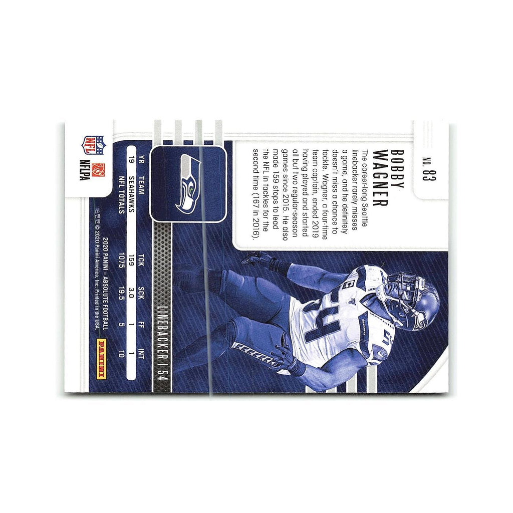 Bobby Wagner 2020 Panini Absolute #83 Seattle Seahawks Football Card NM
