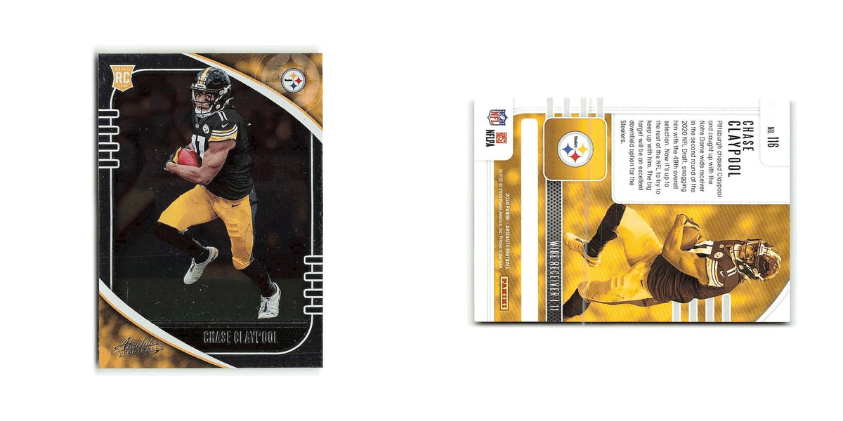 Chase Claypool Rookie 2020 Panini Absolute #116 Pittsburgh Steelers NM