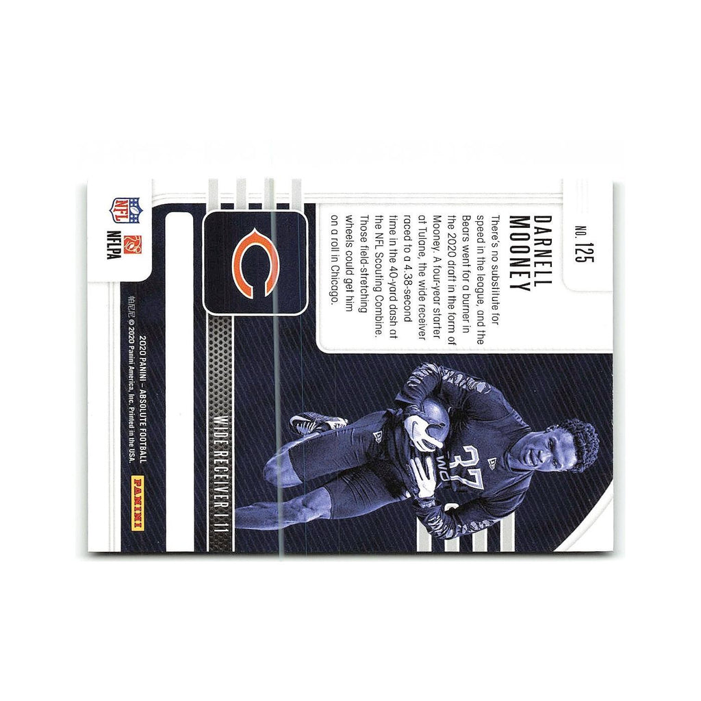 Darnell Mooney Rookie 2020 Panini Absolute #125 Chicago Bears Football Card NM