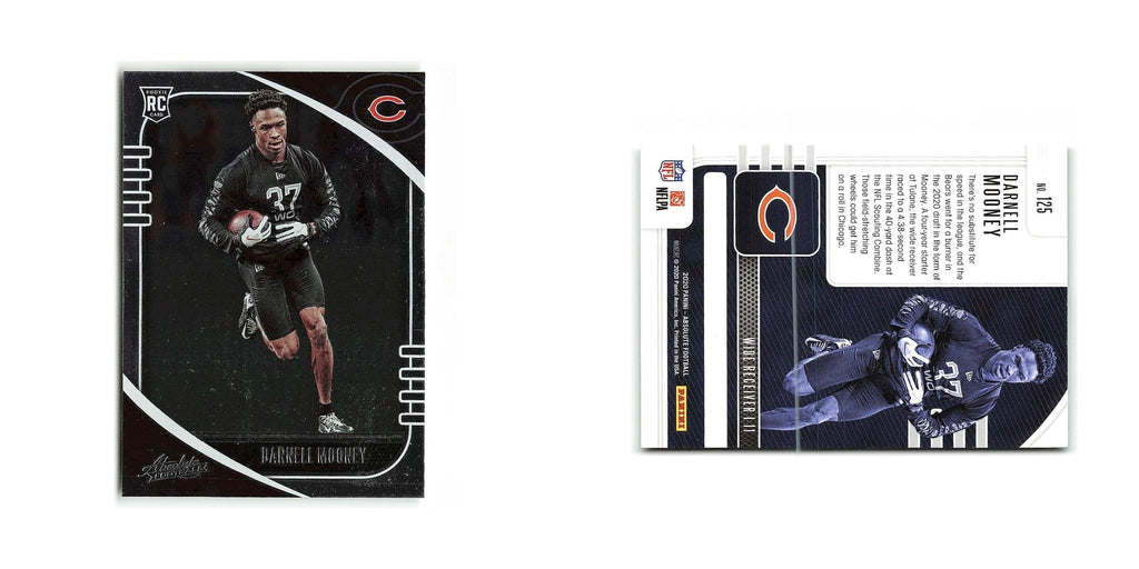 Darnell Mooney Rookie 2020 Panini Absolute #125 Chicago Bears Football Card NM