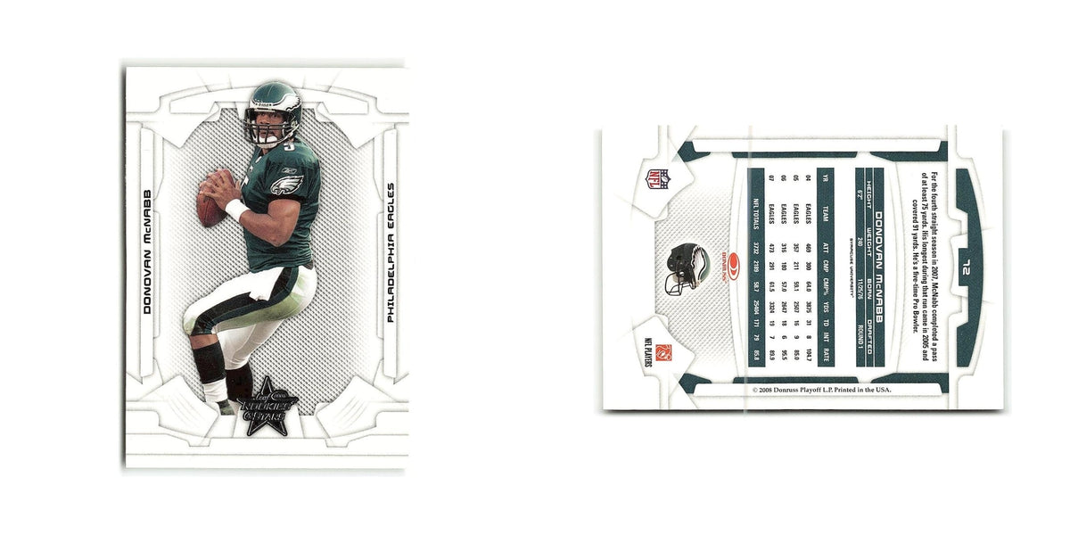 Donovan McNabb 2008 Donruss Rookies & Stars #72 Philadelphia Eagles NM