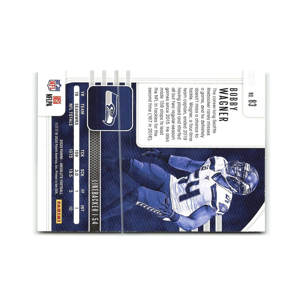 Bobby Wagner 2020 Panini Absolute #83 Seattle Seahawks Football Card NM