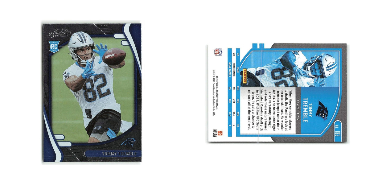 Tommy Tremble Rookie 2021 Panini Absolute #183 Carolina Panthers NM