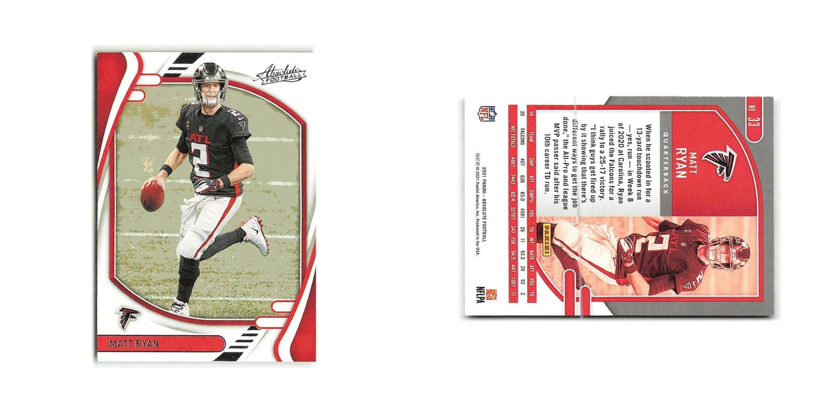 Matt Ryan 2021 Panini Absolute #33 Atlanta Falcons Football Card NM