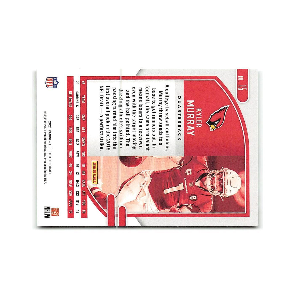 Kyler Murray 2021 Panini Absolute #15 Arizona Cardinals Football Card NM