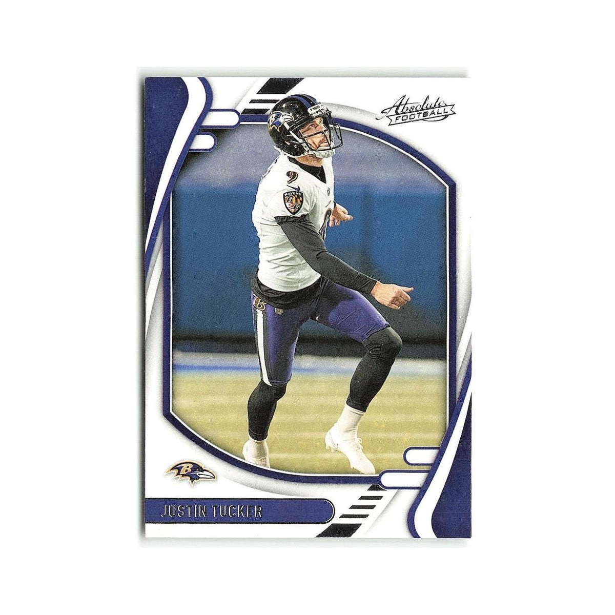 Justin Tucker 2021 Panini Absolute #31 Baltimore Ravens Football Card NM