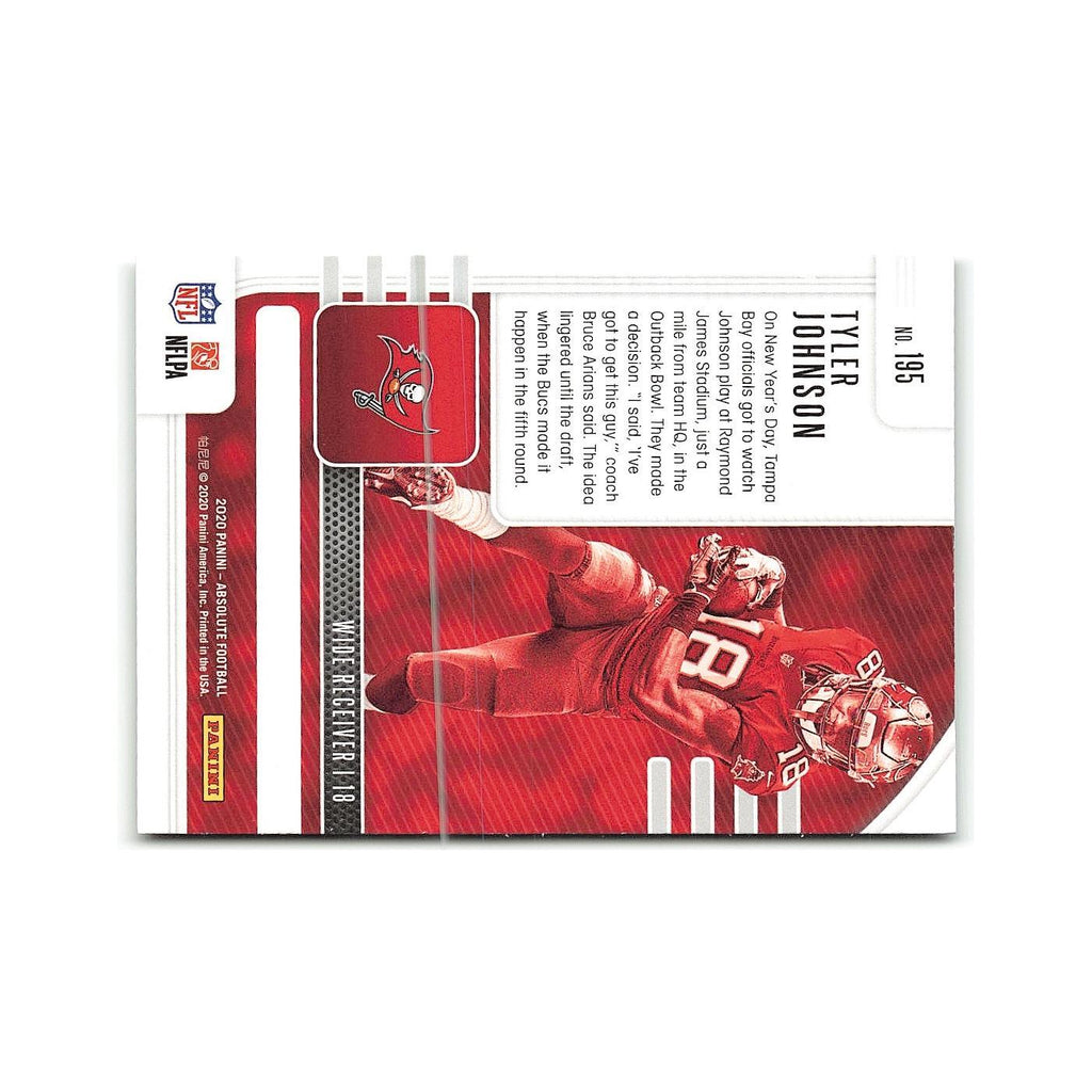 Tyler Johnson Rookie 2020 Panini Absolute #195 Tampa Bay Buccaneers NM